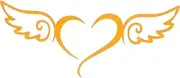 X AUTOHAUX Reflective Bumper Decal Yellow Square Heart Shaped -Pattern Reflective Car Sticker Personalized Decoration Vehicle Body or Door or Window