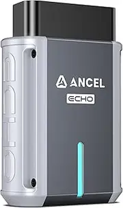 [ANCEL] Echo OBD2 Scanner Bluetooth - Wireless Car Diagnostic Tool for iOS & Android, Code Reader with Reset, All System Automotive Scan Tool OBD Scanner with OBD2 Guage Display, Battery Registration