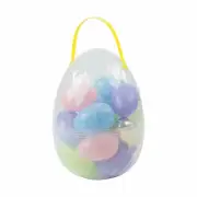 Large Egg Container With Jumbo Plastic Easter Eggs, 18 Pc.