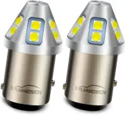Ruiandsion 2pcs 1157 LED Bulb 6V 12V 24V White 2357 2057 7528 1034 BAY15D Dua...