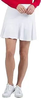 [IBKUL] Women's Sun Protective UPF50+ Cooling Solid Flounce Skort - 20000