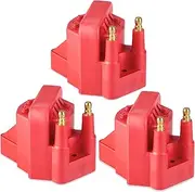 Krimocy Set of 3 D555 Ignition Coil Packs, Fit for Holden Commodore 1991-2004 VN VT VP VS VY Sedan 3.8L V6, Replacement For 10467067, 10472401, 1103662