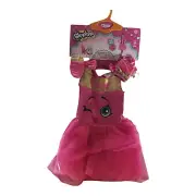 Disguise Shopkins Lippy Lips Pink Dress Halloween Costume Girl Size S/P 4-6X