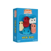 5pc Giant Microbes Plush Keychain Biology Educational Stuffed Toy Set Sick Day