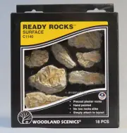 WOODLAND SCENICS SURFACE READY ROCKS O HO N O GAUGE train scenery WDS1140 NEW