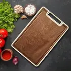 Wood Cutting Board for Kitchen Sturdy Chopping Board for Cheese Bread Steak