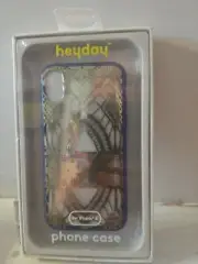 heyday Apple iPhone X Plus Printed Silver Lace Case NWT!