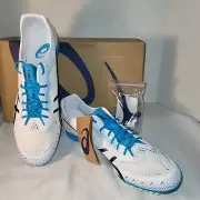 ASICS Gun Lap 2 Track and Field Shoes Spikes White Black Blue Mens Sz 10 NEW