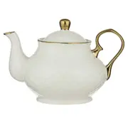 Ashdene New Bone China 770ml Ripple Teapot Coffee/Tea Pot Container Jug White