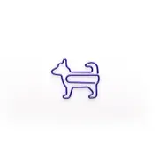 12pcs/box Cute Decorative Animal Shaped Paper Clip Purple Dog Scrapbook Memo Clip Metal Binder Paperclip Bookmark Stationery
