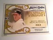 2018 Topps Allen & Ginter Fantasy Goldmine Jumbo 5x7 Greg Maddux Braves 15 05/49