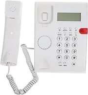 1 Set Landline Telephone Rotary Phone Adapter Dial Desktop Phone Payphone Rotary Wall Phone Phones Office Corded Phone for Home Vintage Landline Phone Number Machine Abs White