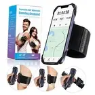 Cikyner Running Armband, Upgraded 3 in 1 Running Phone Holder Sports Black