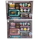 Girls Simulation Appliance Electronic Microwave Kitchen Portable