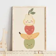 [Namly Design] Poster - Smiling Fruit Stack