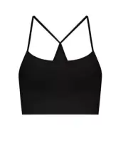 BCBG Maxazria Tammi Racerback Tank Sports Bra M/L BLACK NWT Fast Free Shipping