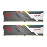 PATRIOT MEMORY VIPER VENOM DDR5 7200MT/s 32GB RGB (16GBx2) UDIMM Desktop Gaming Memory KIT - PVVR532G720C34K - Intel XMP 3.0 supported