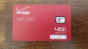 "Brand NEW" Verizon NANO-NFC 4FF SIM Card• 4G/5G • For ANDROID - SEE NOTES