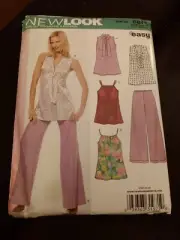 New Look 6814 Women's Summer Top Pants Size 8-18 Uncut Sewing pattern
