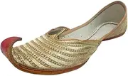 [Step n Style] Indian Shoes Punjabi Jutti Bridal Shoes Khussa Shoes Mojari Saree Juti