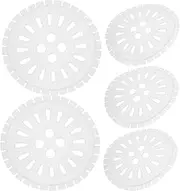 OKUMEYR 5pcs Dehydrator Sheets for Washing Machine Durable Plastic Clothes Dryer Pads Reduce Drying Easy to Clean Flexible Design