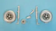 Spitfire Mk. II, Vb, VI Landing Gear For 1/32nd Hasegawa Model SAC-32075
