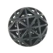 125Pcs 16Mm Black Aquariums Ball Aquatic Creatures Bacteria Culture Ball For Fish Tank Filter