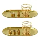 Incense Burner Table Centerpiece Brass Censer Incense Cone Holder for SPA Office