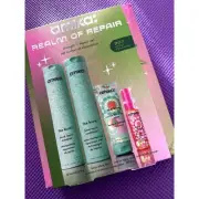 Amika Realm of Repair Set: Shampoo, Conditioner, Mask & Detangler Hair Care New