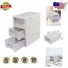 Durable and Stackable 6-Quart Storage Bins For Home Organization - 3 Pack