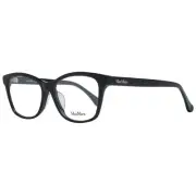 Max Mara MAMA-1049472 Women Black Optical Frame Plastic Rectangle Casual Eyewear