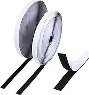 Gatuida 2Rolls Self Adhesive Hook and Loop Tape Strips Heavy Duty Fasteners for Home Organization Multi Functional Adhesive Strips for Smooth Surfaces Durable and Strong Adhesion