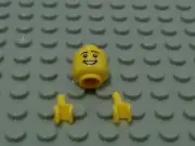 LEGO Yellow Minifigure Head and Two Hands