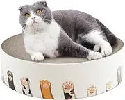 Cat Scratching Bed Board, Cat Scratching Board - Cat Beds and Furniture Protector - 2 in 1 Round Cat Scratcher for Furniture Protection