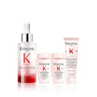 【KERASTASE 巴黎卡詩】粉漾芯生頭皮調理精華90ml(頭皮保養/蓬鬆/養髮/頭皮精華/母親節)