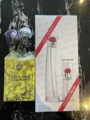 Bulk Luxury Perfumes-New Kenzo Flower Gift-set, Versace Yellow Diamond & Bvlgari