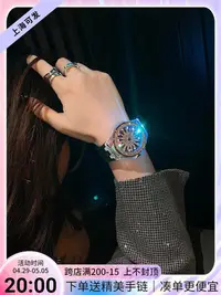 在飛比找Yahoo!奇摩拍賣優惠-時來運轉手錶女高級感女款男學生女士名牌正品女錶年新款錶潮