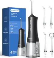 Operan Water Flosser for Teeth Cleaning Upgraded 300ml Cordless Water Dental Flo