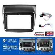 Aerpro 9" Multimedia Receiver Head Unit Kit to suit Mitsubishi Triton 2007-2014 - AKMB23