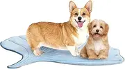 Cooling Pad for Cats - Washable Self-Cooling Mat for Dogs Cats,Breathable Portable Blanket Plant Shaped Bed Non-Slip Pet Accessories for All Breeds Kitten Puppy Small Travel