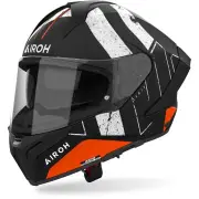 Matryx Scope Orange Matt Full Face Helmet