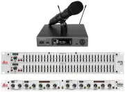 Audio Technica ATW-3212/C710EE1 3000 Wireless Handheld Microphone+EQ+Compressor