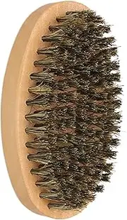 Buhygn Travel Beard Brush,Mustache Grooming Tools With Soft Bristles - Anti-Slip Beard Shaping Care Aid for Business Trip Home Traveling Outdoor Apartments