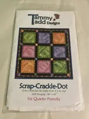 Scrap-Crackle-Dot Wall Hanging QUILT Pattern Uncut Tammy Tadd Designs