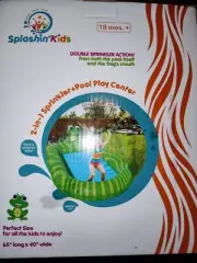 3 in 1 Inflatable Sprinkler Pool Kiddie Pool Kids Pool Toddlers Wading Swimming