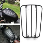Universal Motorcycle Black Luggage Rack Front Fuel Tank Cargo Shelf Bracket Kit