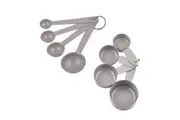 Ladelle Measuring Cups Spoons Kitchen Cooking Baking Utensil Combo Set Stone