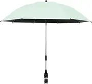Stroller Sunshade Parasol - Foldable Umbrella with Clamp, Universall Pushchairs Fit | Adjustable Baby Stroller Canopy, Portable Outdoor Travel Gear for Kids Wheelchairs Prams Shade Use