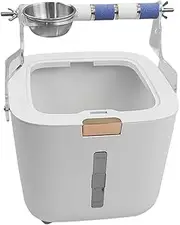 ​Bird Toilet Stand - Portable Parrot Perch with Waste Collection Tray, Adjustable Height | Non-Slip Base Bird Training Station, Easy-to-Clean Design, Suitable for Small to Medium Birds
