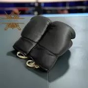 Premium 16oz Leather Boxing Training Gloves – Pro Fight & Sparring Gear